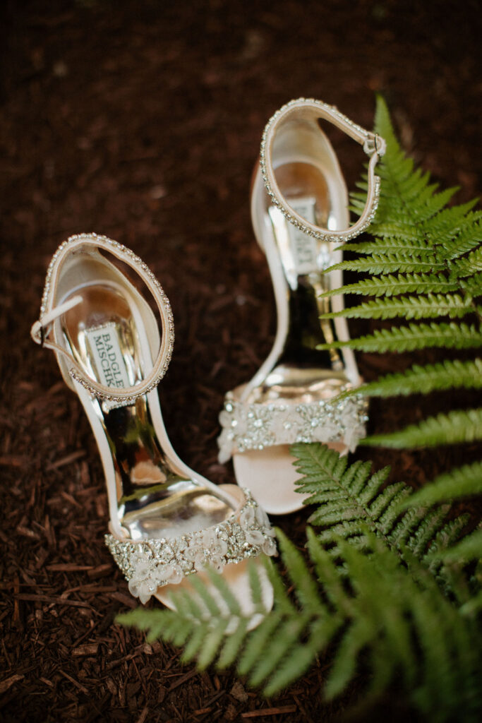Wedding shoes - Glen Oaks in Big Sur