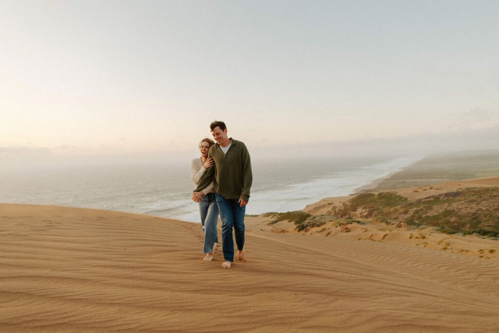 California couples adventurous photoshoot