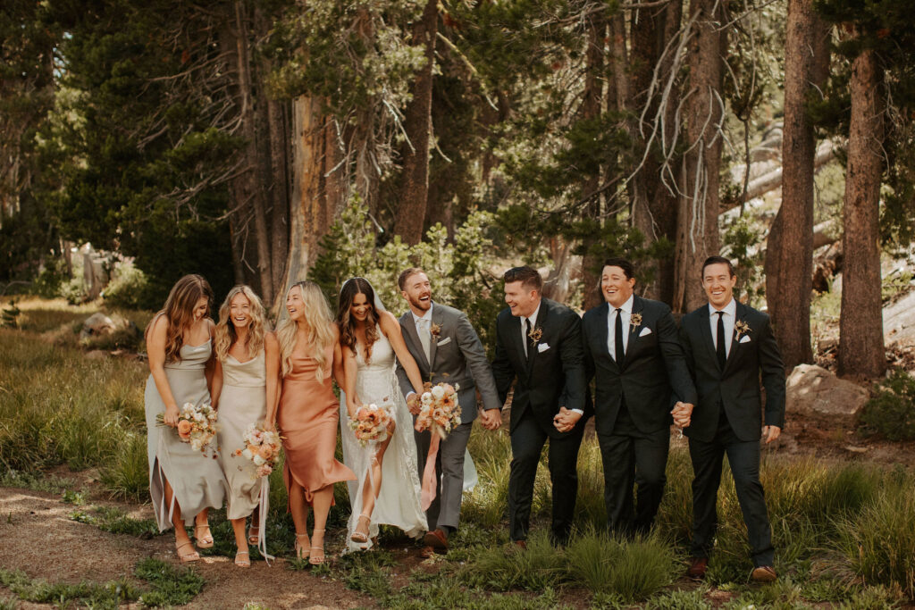 Wedding party photos captured by Taylor Mccutchan - Adventure elopement photographer