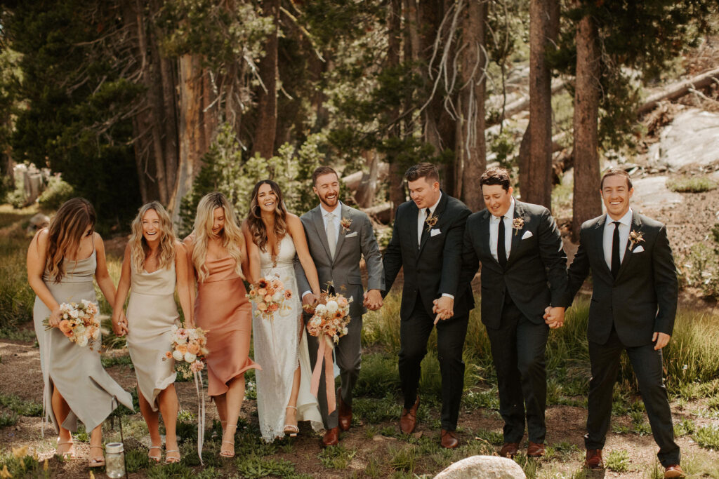 Wedding party photos captured by Taylor Mccutchan - Adventure elopement photographer