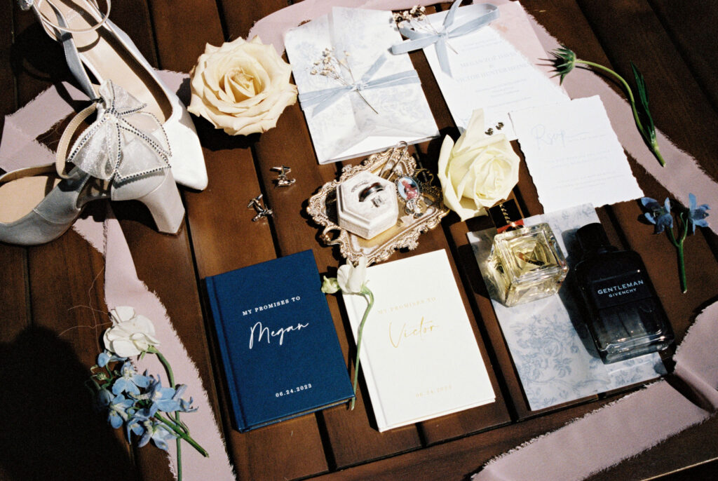 Wedding detail photography on film