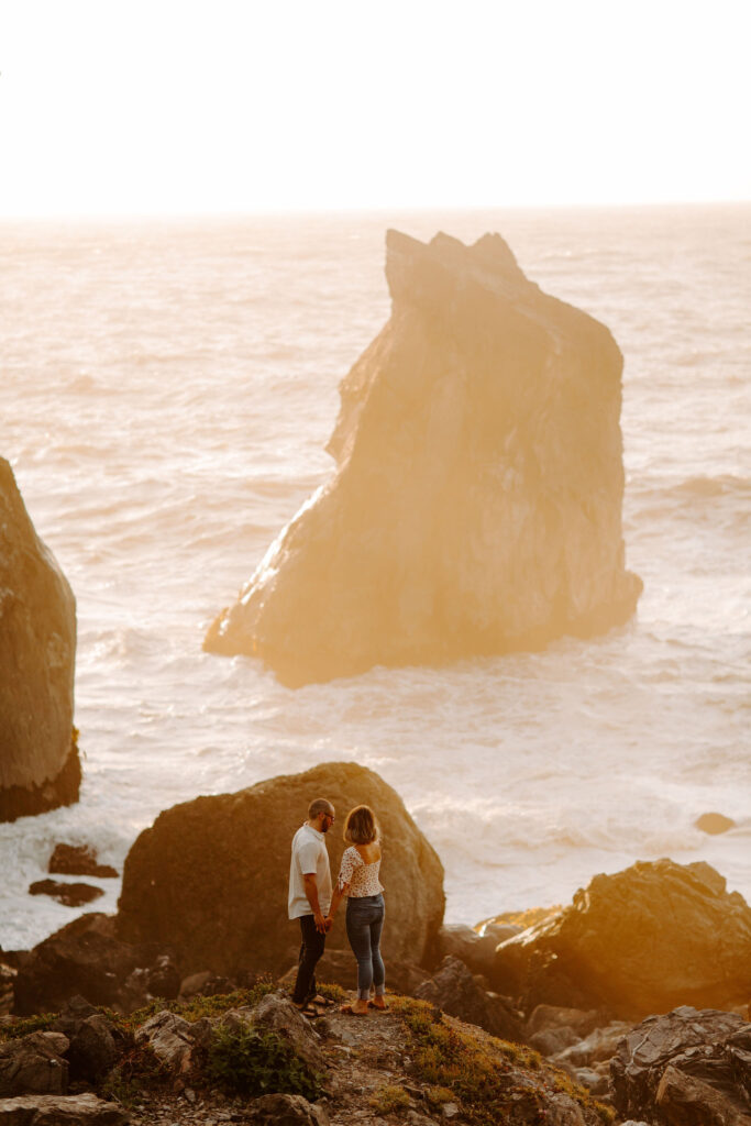 Adventurous Pacific coast engagement photos captured by California Photographer - Taylor Mccutchan