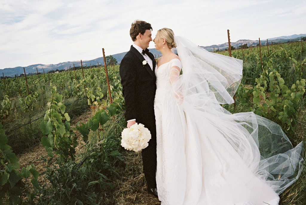 Bride and groom portraits from a Sonoma Valley wedding at The Barn at Harrow Cellers