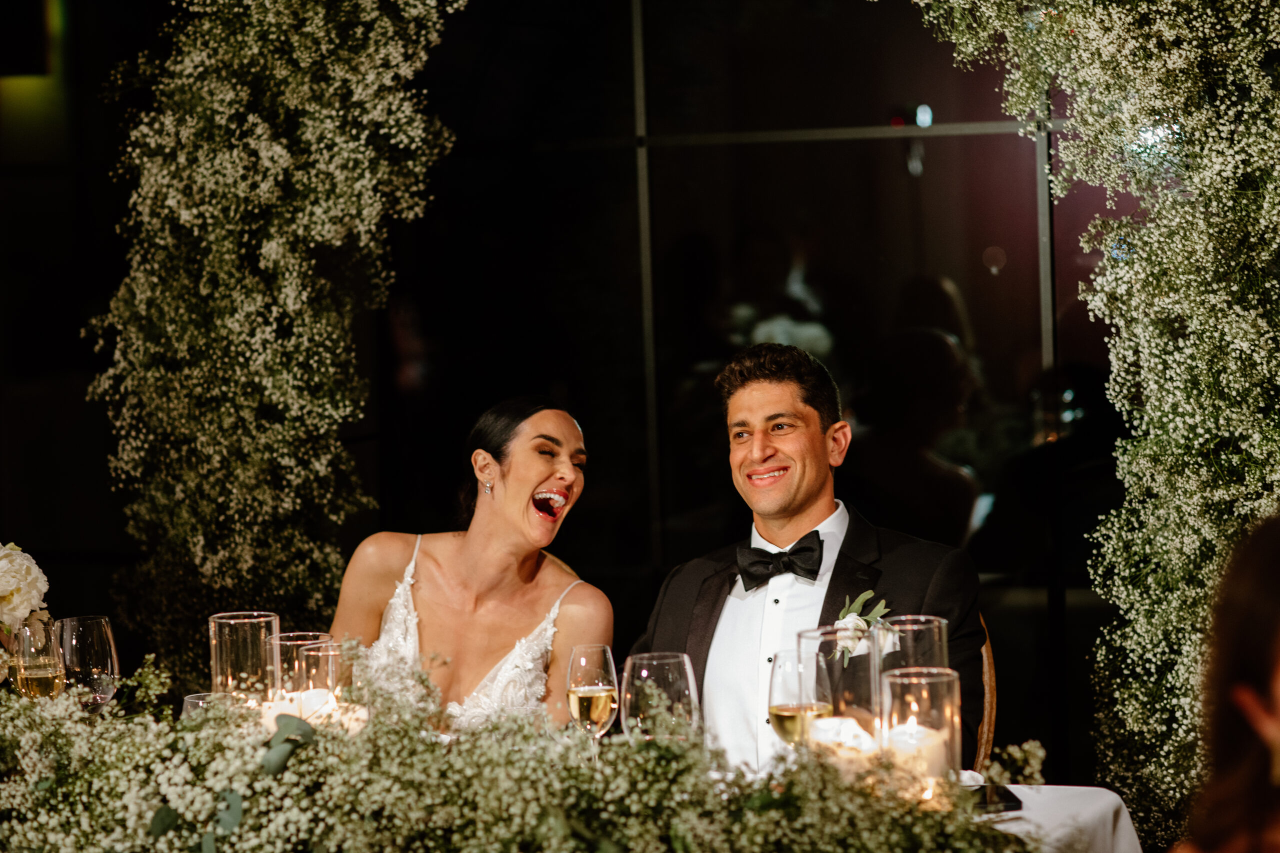 candid wedding reception photography of a California wedding day