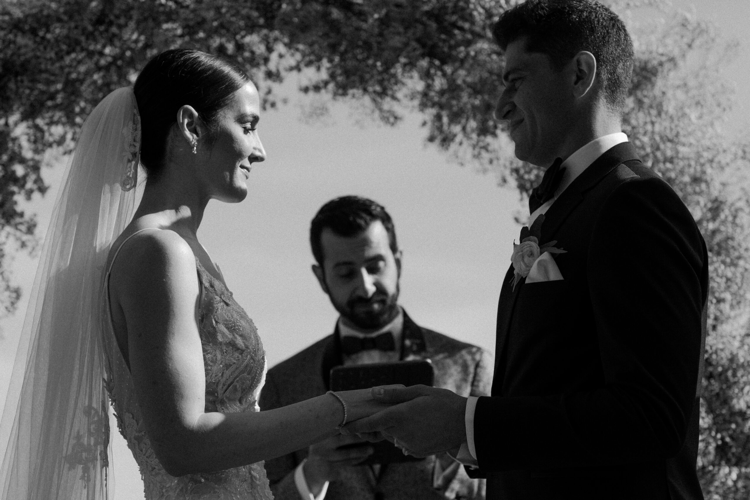 dreamy wedding ceremony at a mountain view ca wedding venue