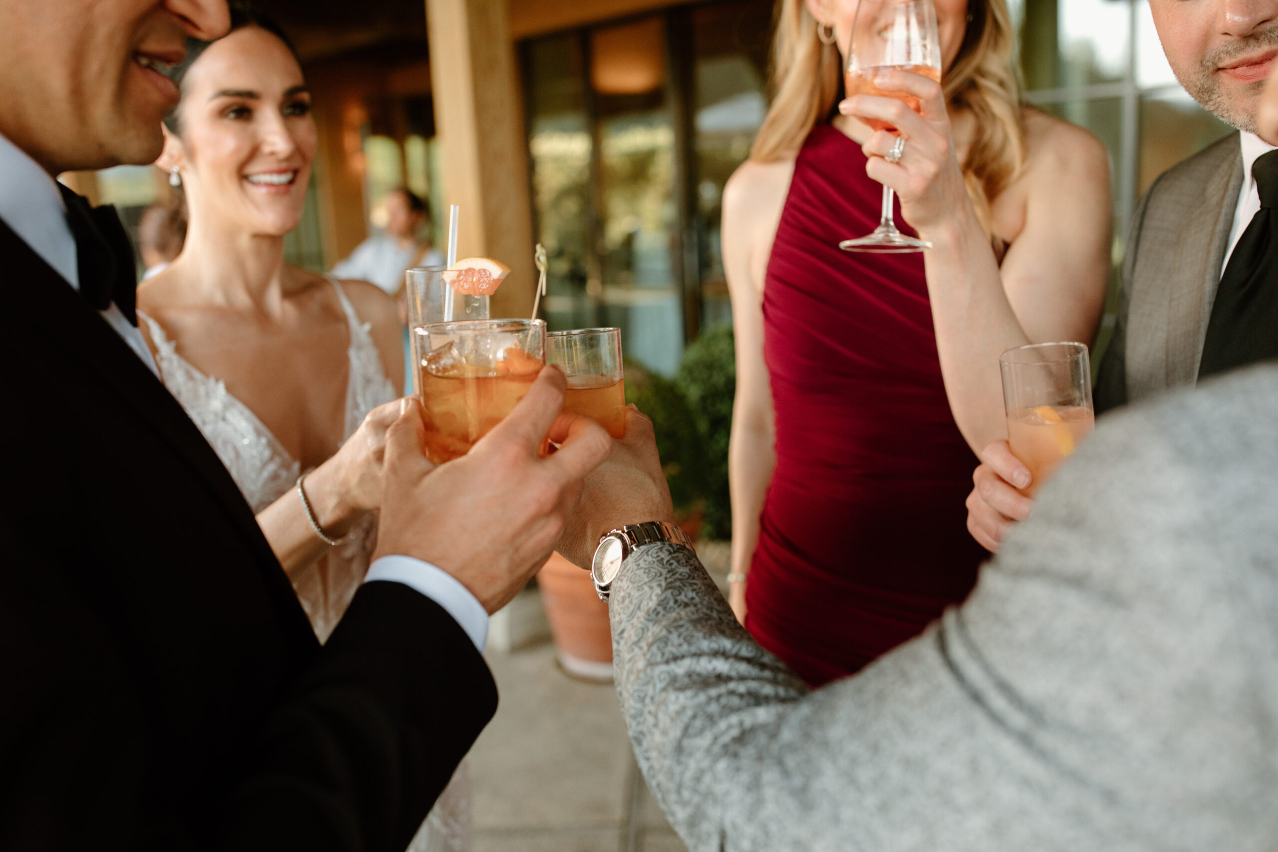 candid wedding reception photography of a California wedding day