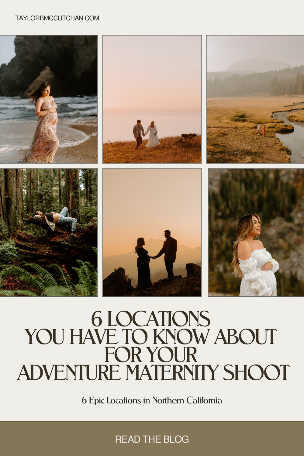 Top 6 outdoor Northern California maternity photoshoot locations