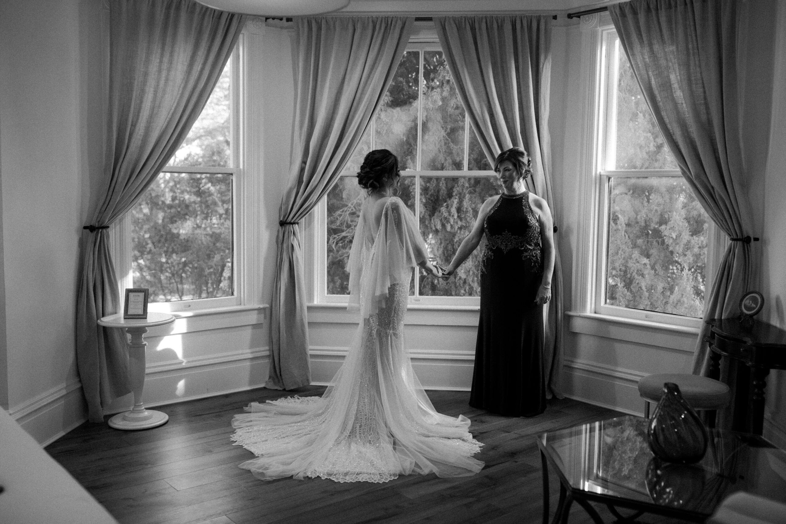 stunning bride and groom pose together after their dreamy Bay Area wedding day