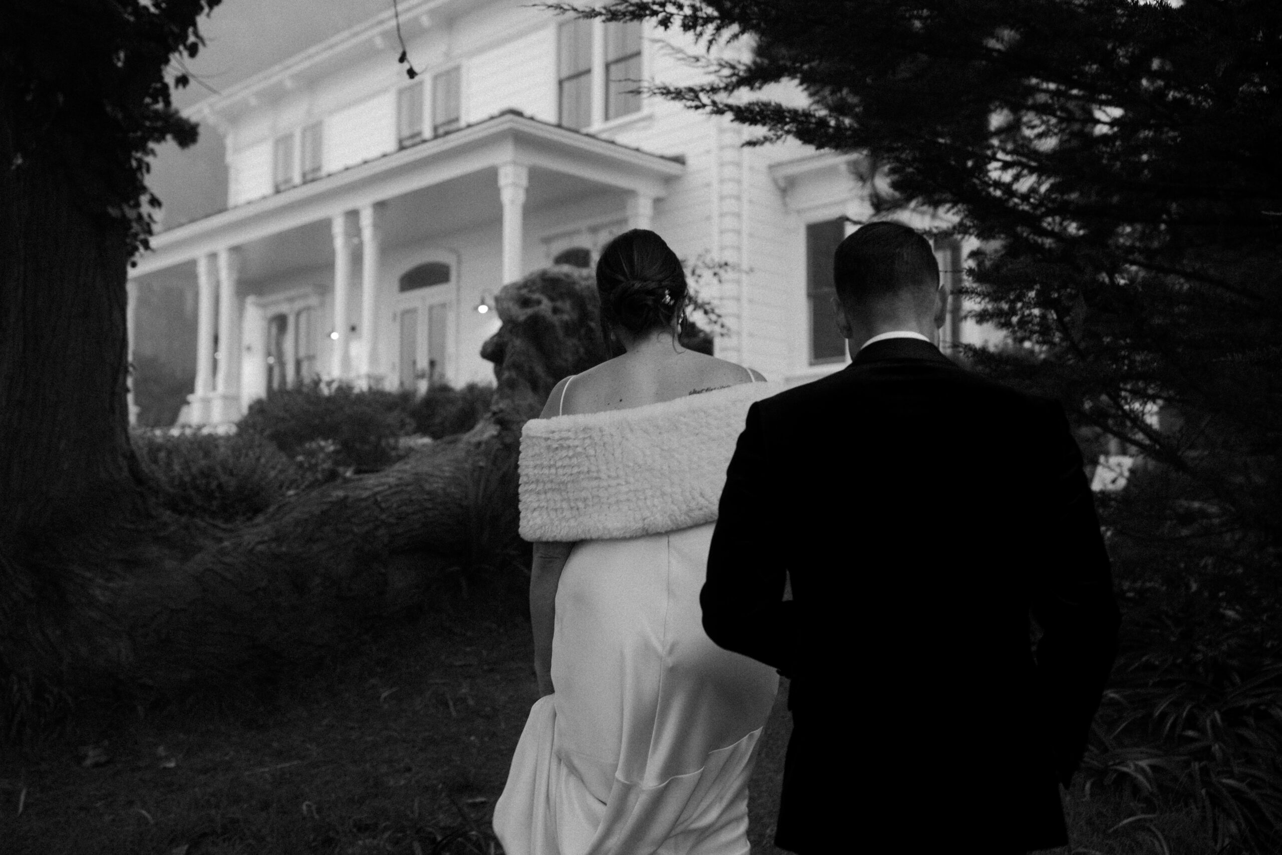 stunning bride and groom pose together after their dreamy Bay Area wedding day