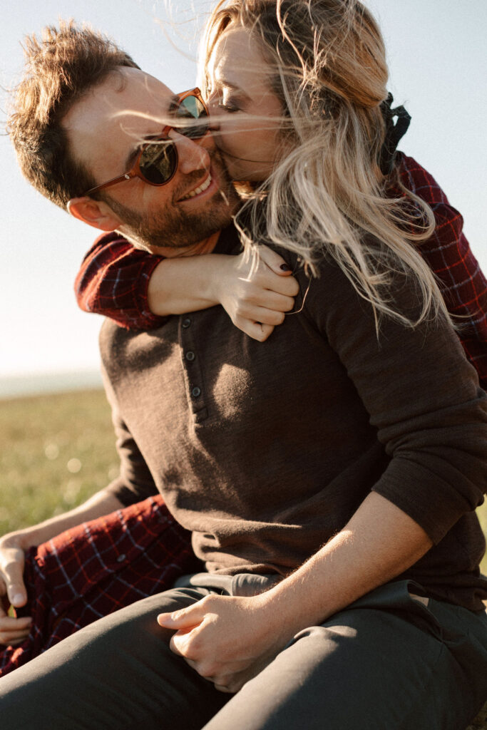 candid engagement photoshoot in California