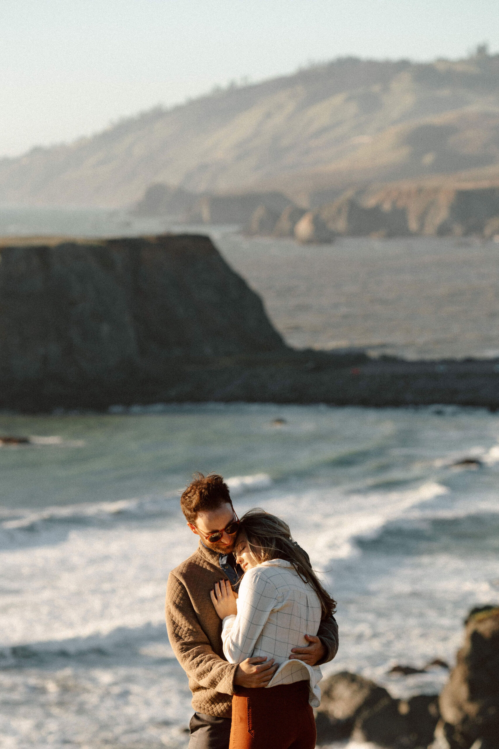 candid engagement photoshoot in California