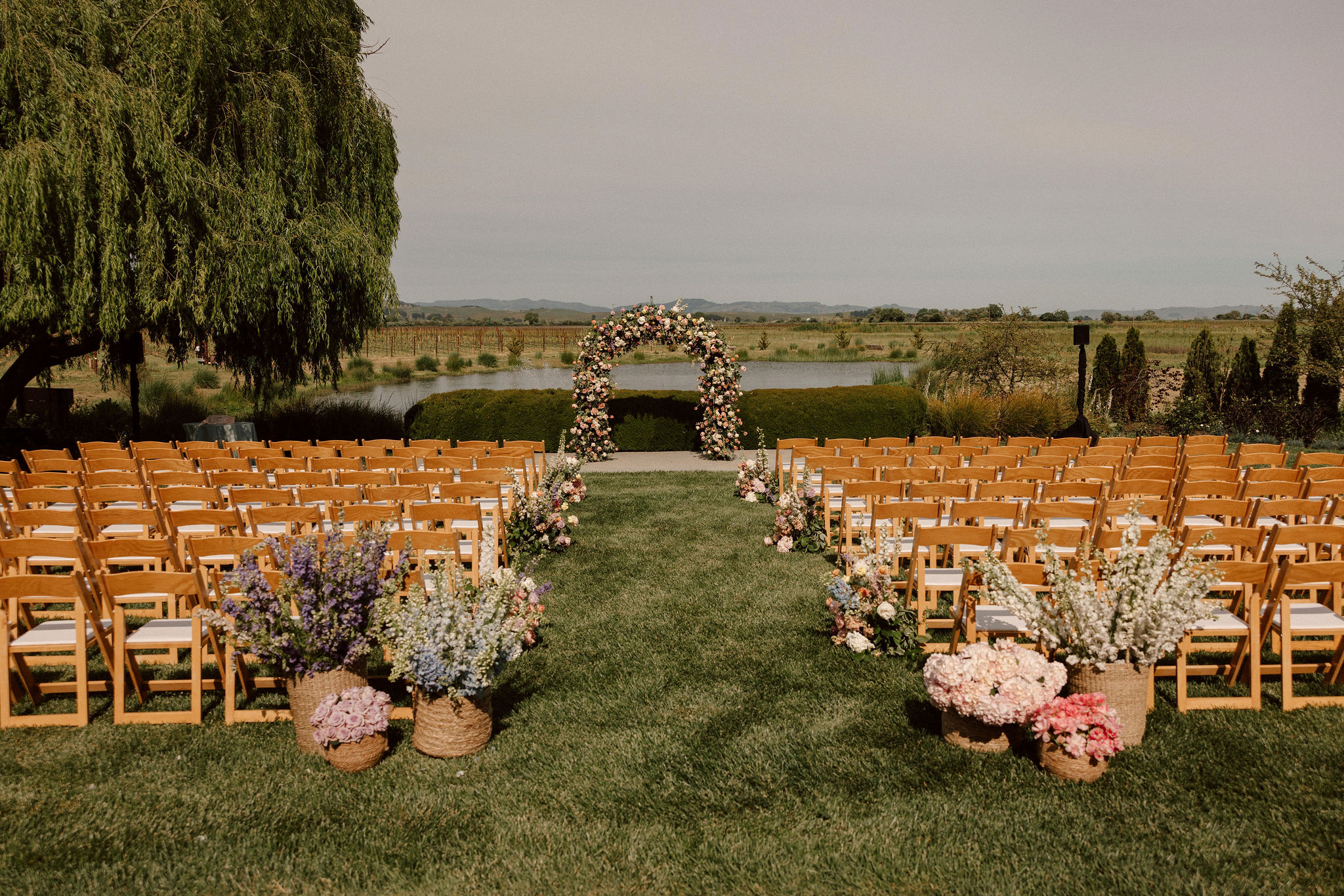 beautiful wedding details of a perfect winery wedding day in Sonoma