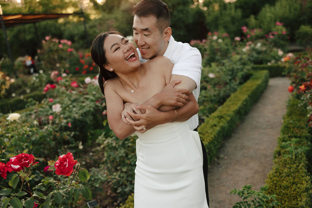 candid engagement photoshoot in California