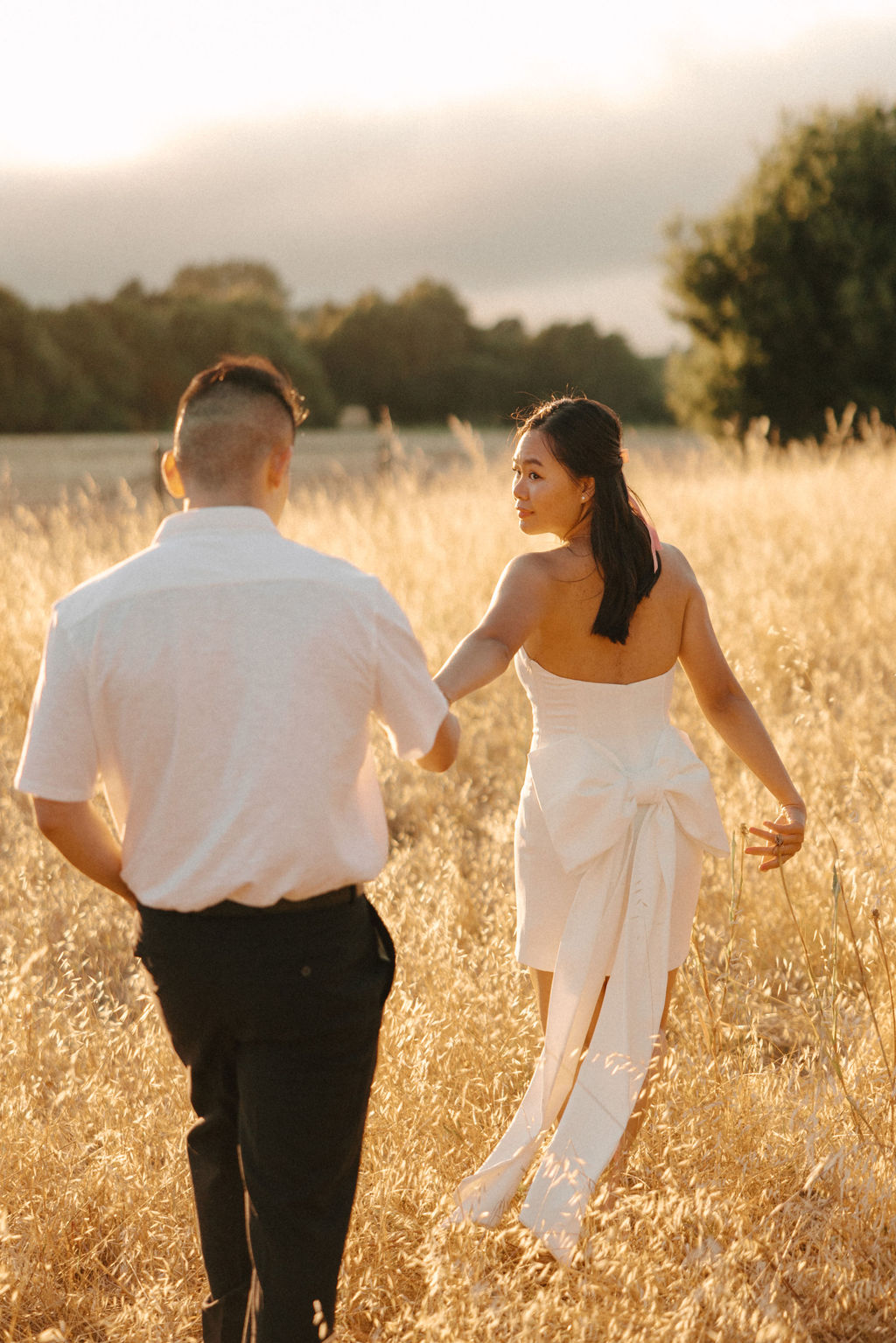 candid engagement photoshoot in California